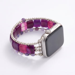 Violet Hour Amethyst Stretch Apple Watch Strap