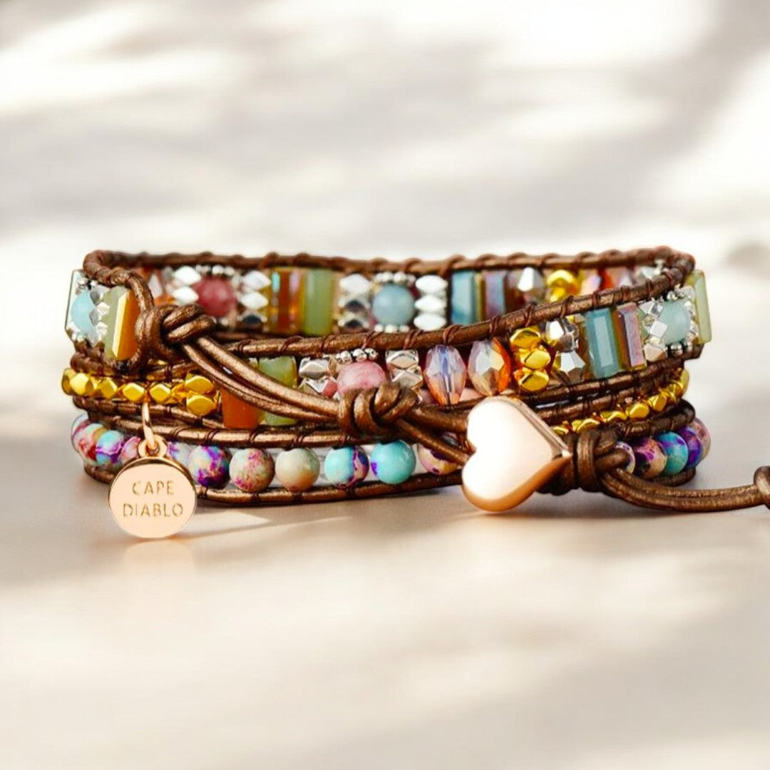 Imperial Heart Protection Wrap Bracelet