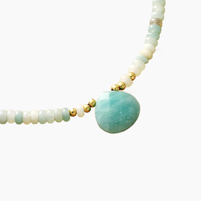 Coastal Chic Amazonite Choker Necklace